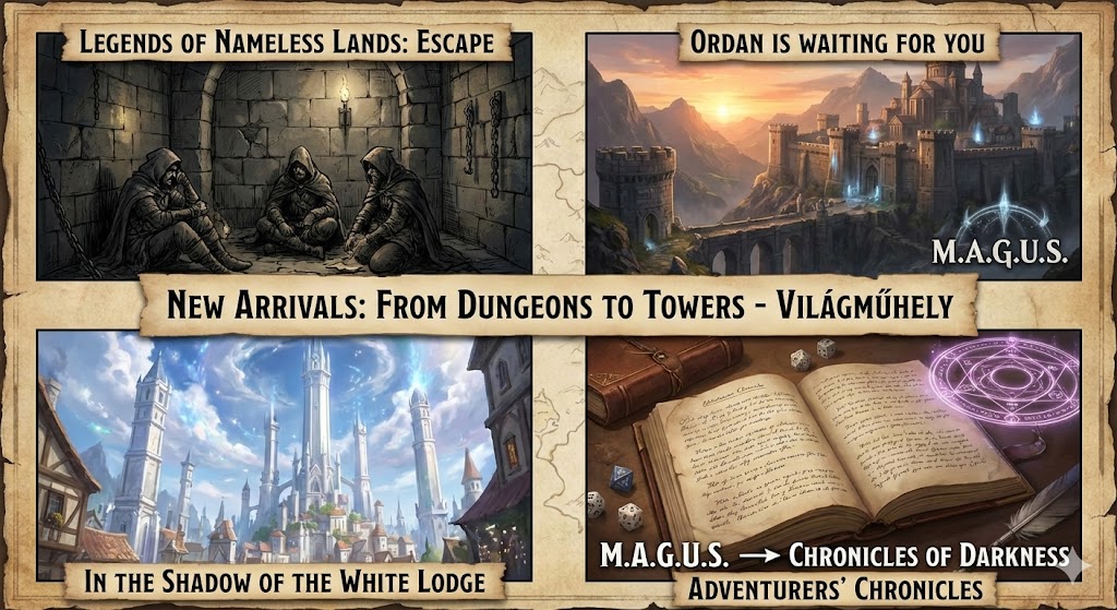 New Arrivals: From the Dungeons of Kran to the Towers of Erion