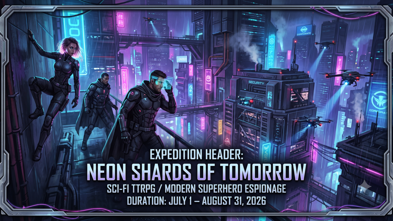 Neon Shards of Tomorrow